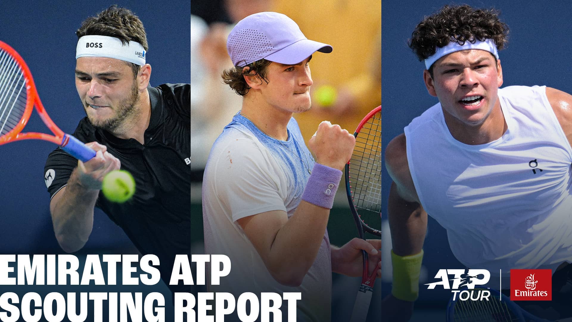 Taylor Fritz, Joao Fonseca, Ben Shelton